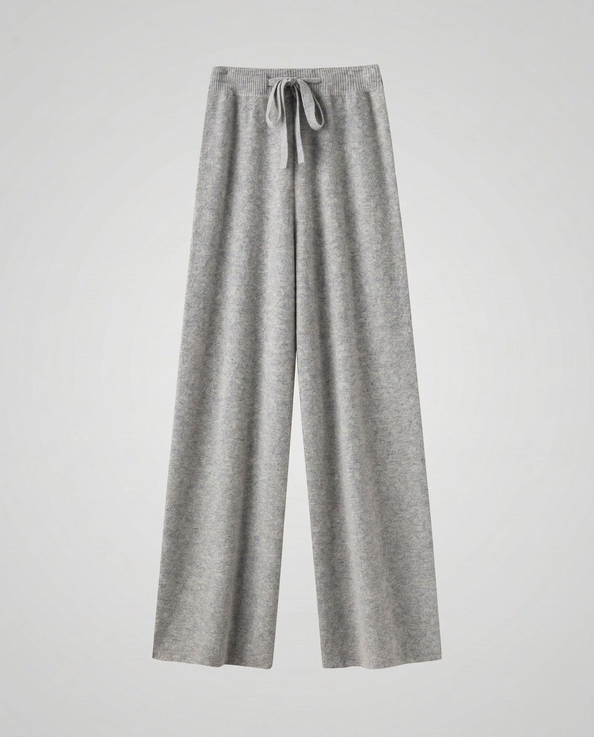 Women's Wide Luxury Trousers Made of Fine Wool - product shot