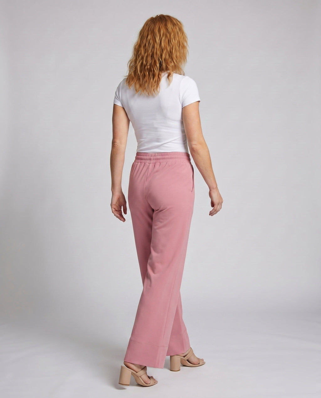 Women comfortable lounge pants - back view