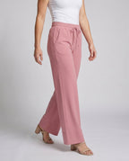 Women comfortable lounge pants - lower body view