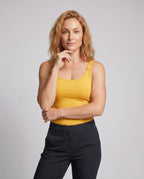 Women's blouse shirt with floral pattern and delicate straps - upper body view