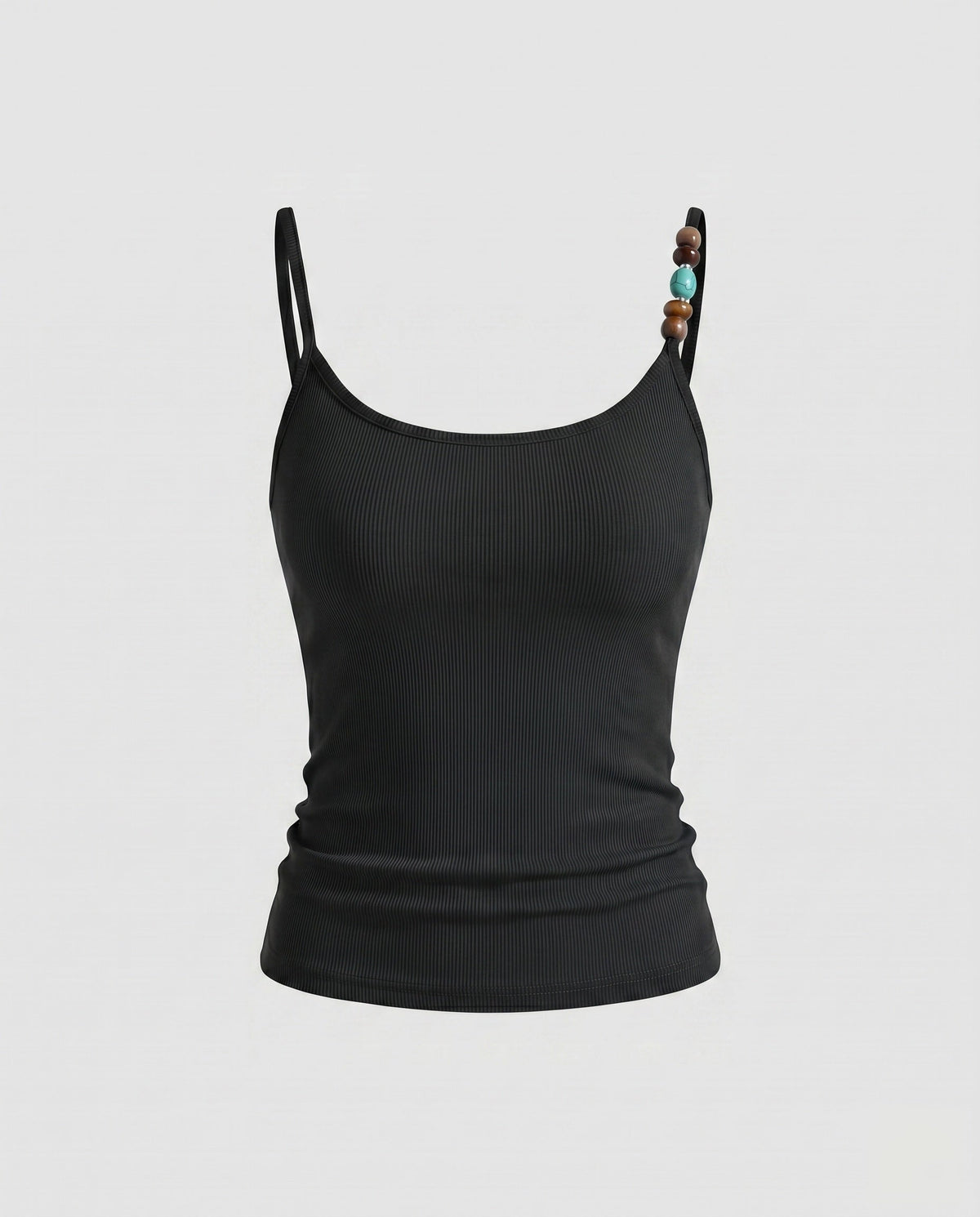 Ladies dress top with decorative strap design - product shot