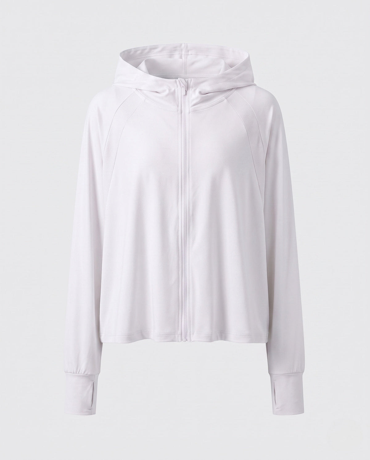 Women's sporty hoodie jacket with long sleeves and relaxed fit all fashion - product shot