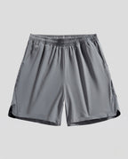 Ladies sporty breathable training shorts - product shot