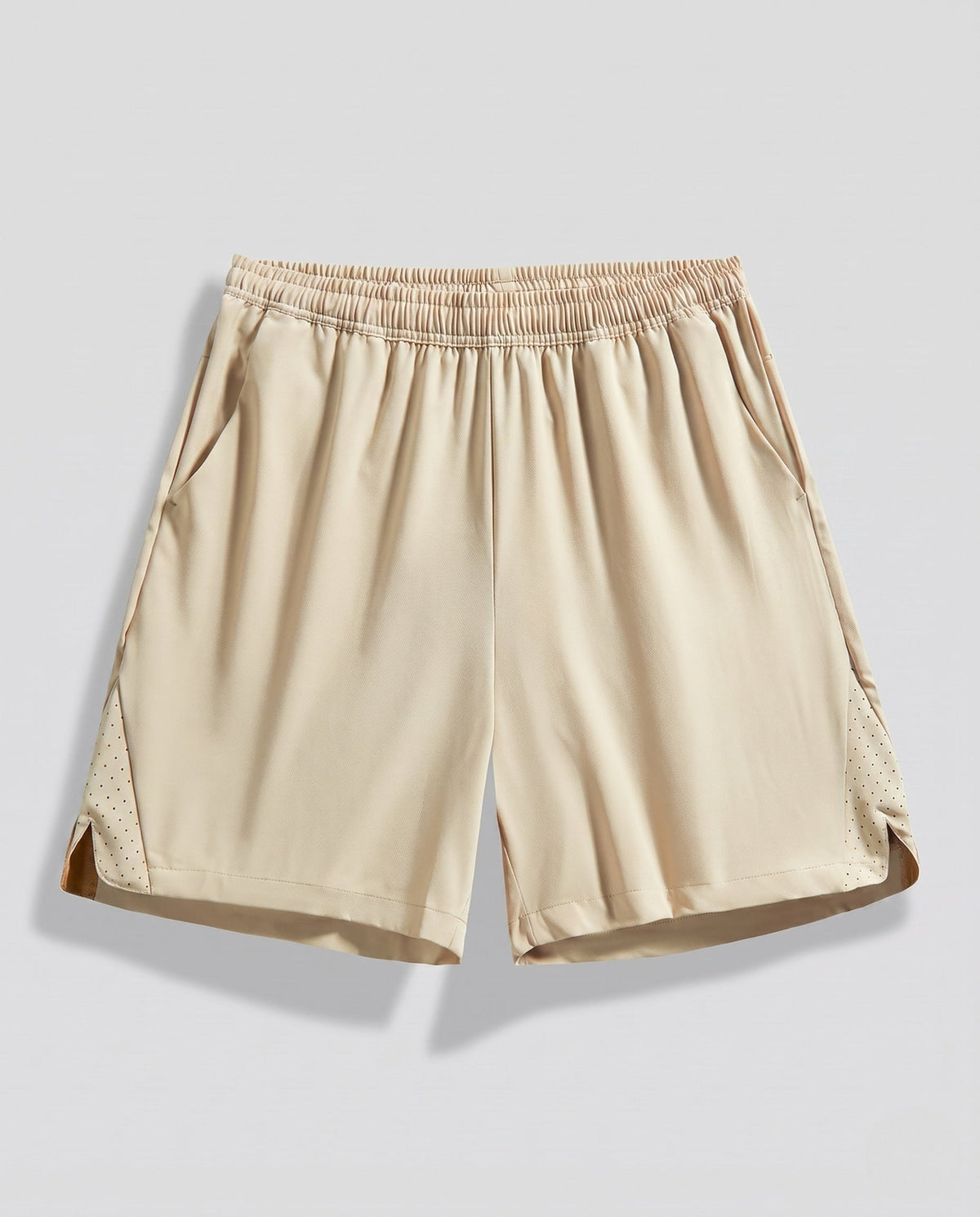 Ladies sporty breathable training shorts - product shot