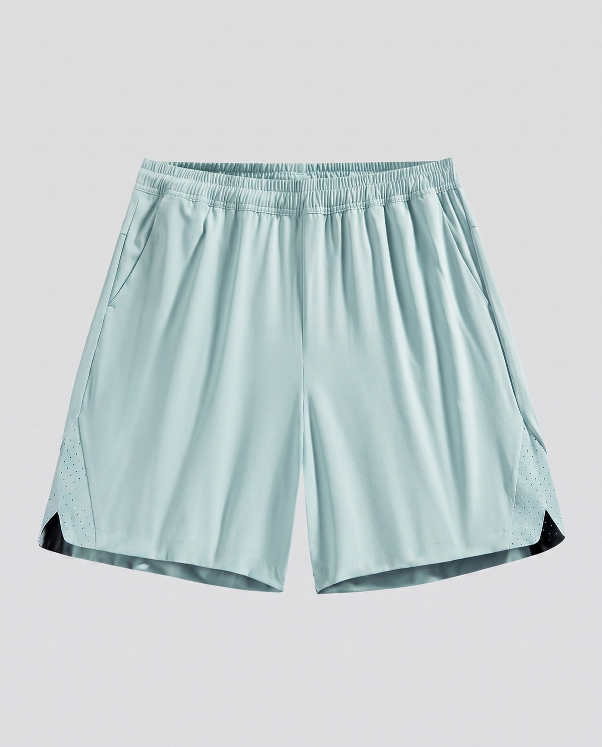 Ladies sporty breathable training shorts - product shot