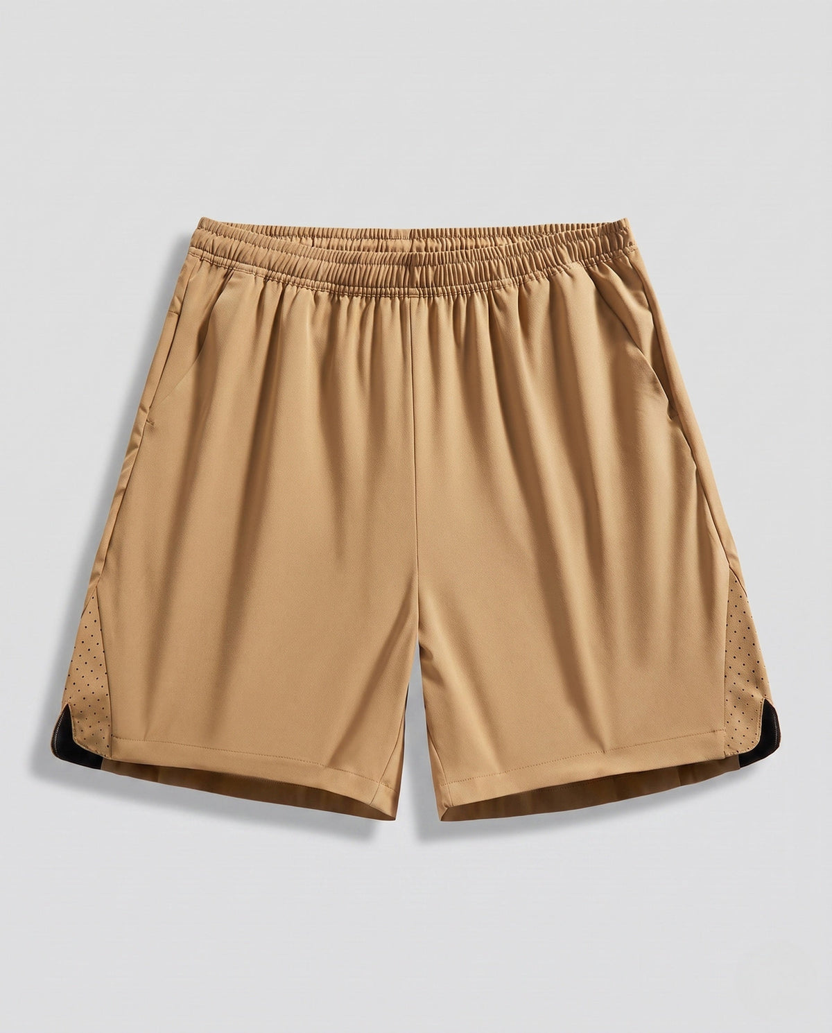 Ladies sporty breathable training shorts - product shot