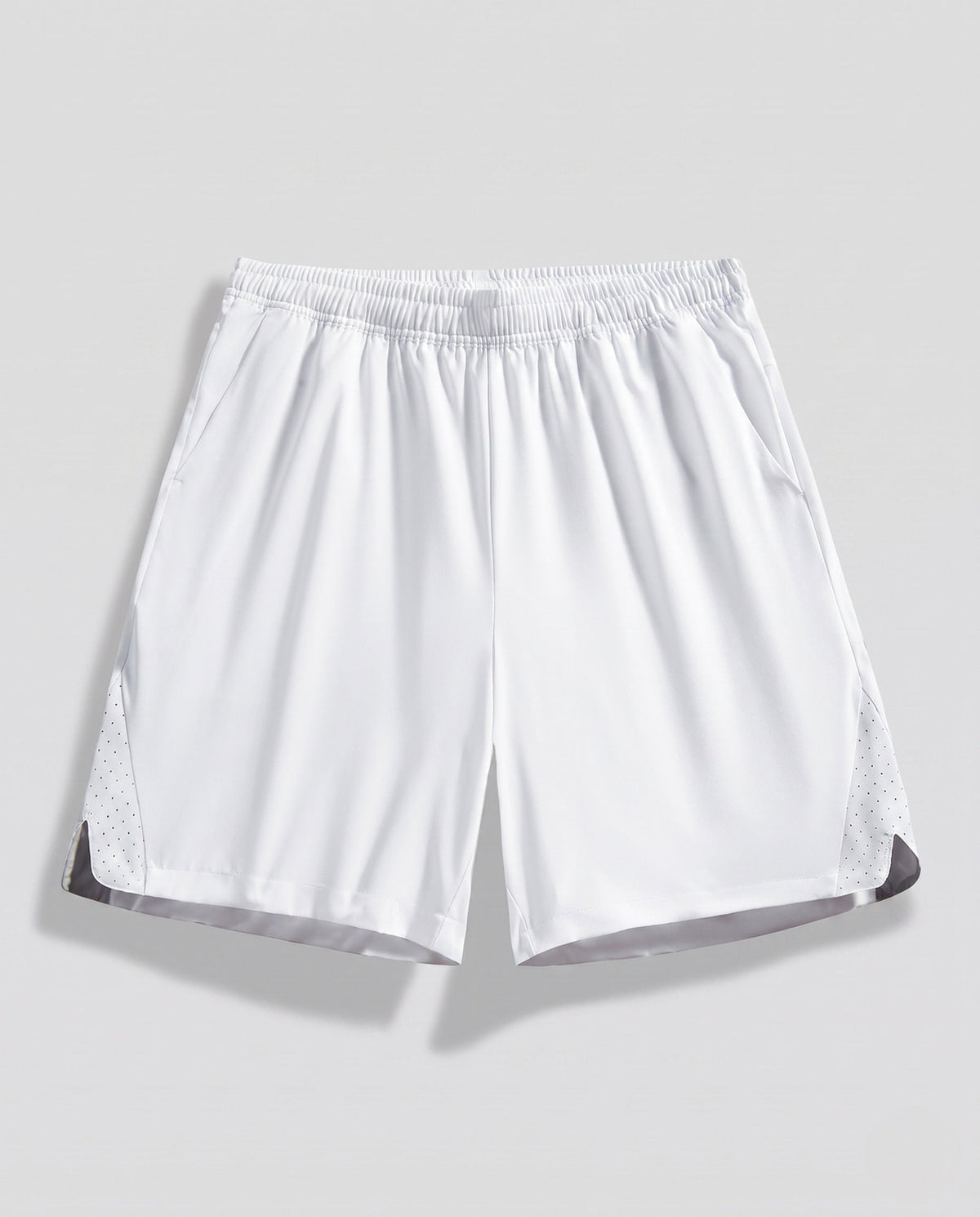 Ladies sporty breathable training shorts - product shot