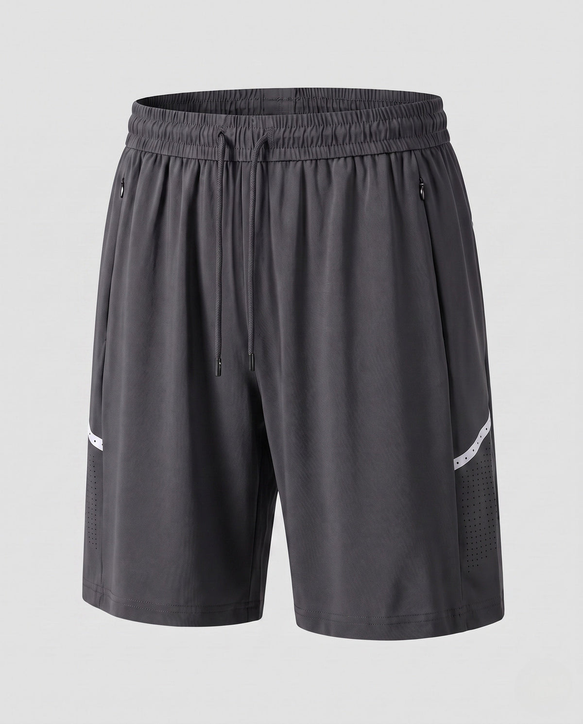 Women's sporty functional shorts with breathable mesh panels - product shot