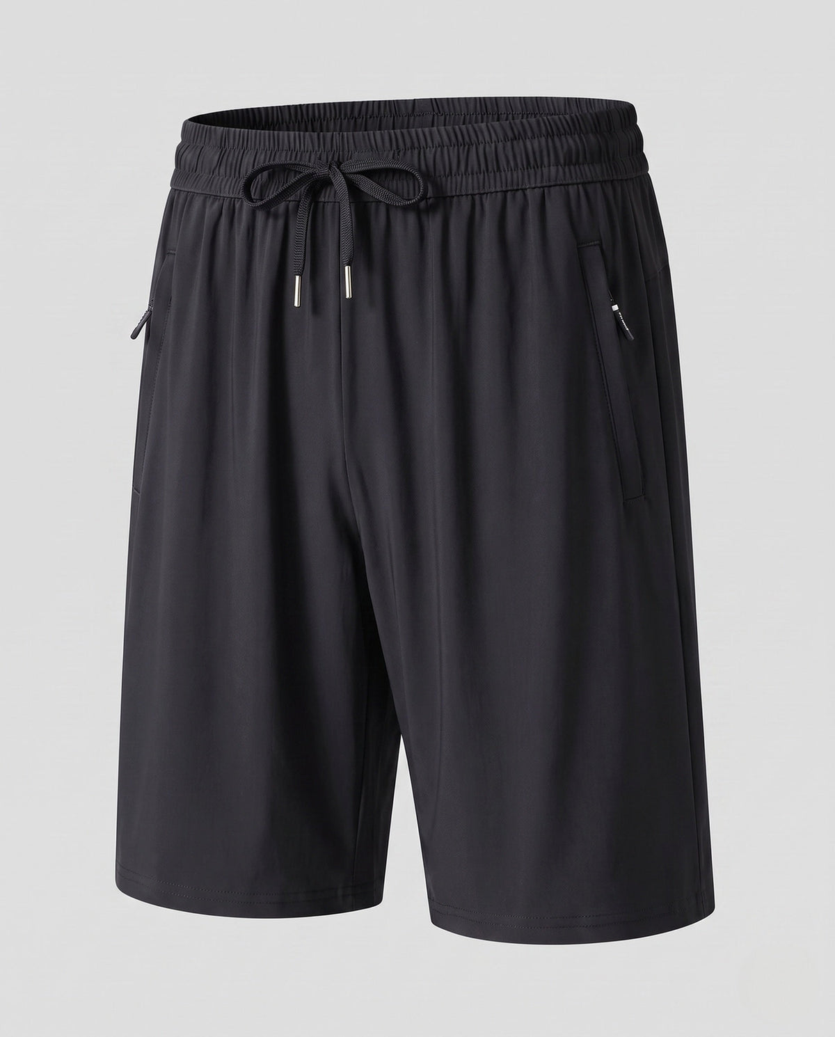 Women's sporty shorts with functional zip pockets - product shot