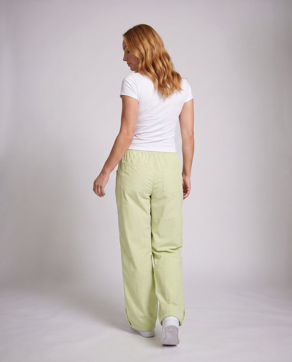 Women's cargo pants with practical inserts - back view