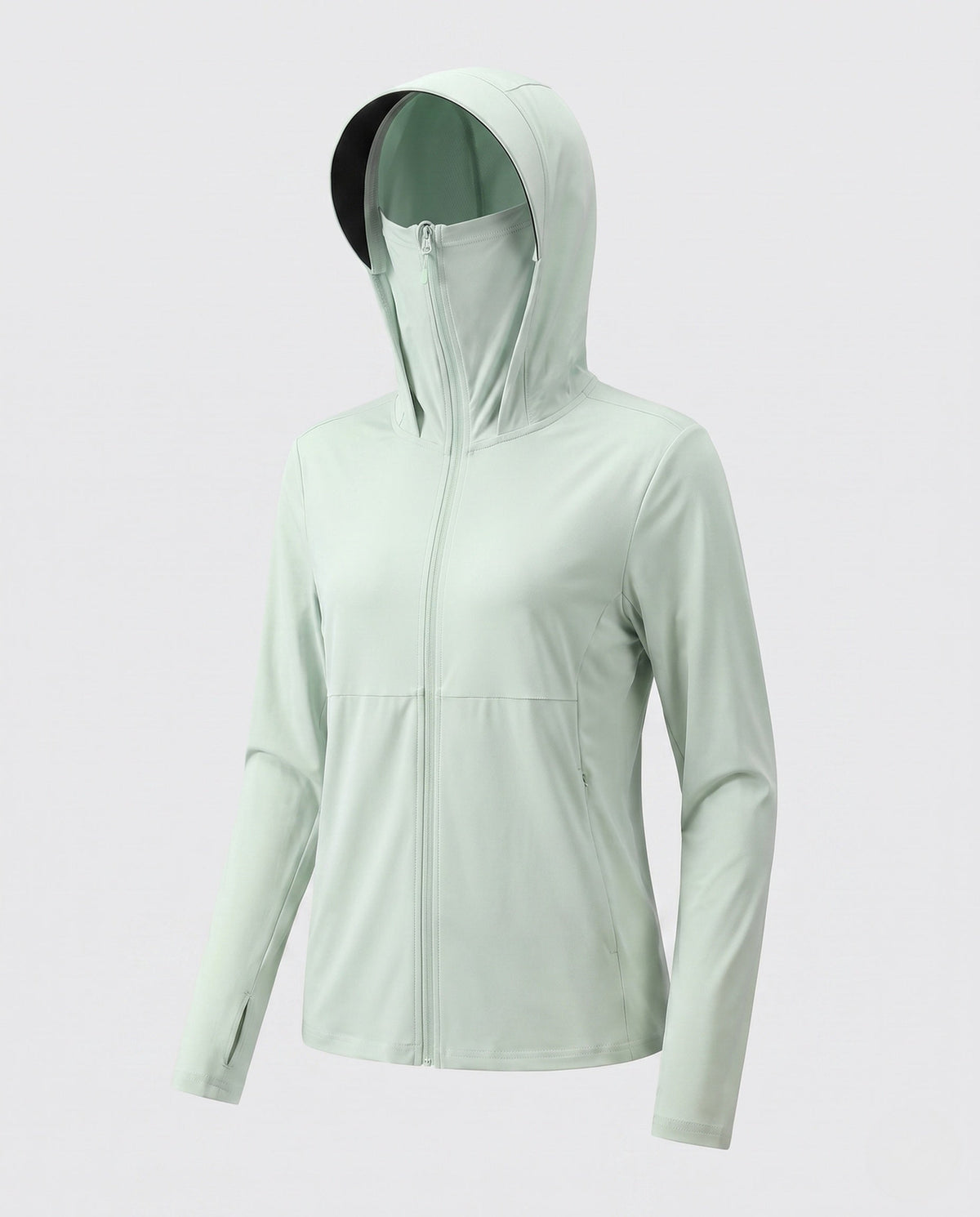 Women's technical sports jacket with hood and breathable inserts All Fashion - product shot