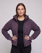 Women's technical transitional jacket with adjustable collar and breathable inserts All Fashion - upper body view