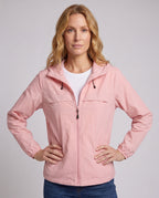 Women’s technical windbreaker jacket with adjustable hood All Fashion - upper body view