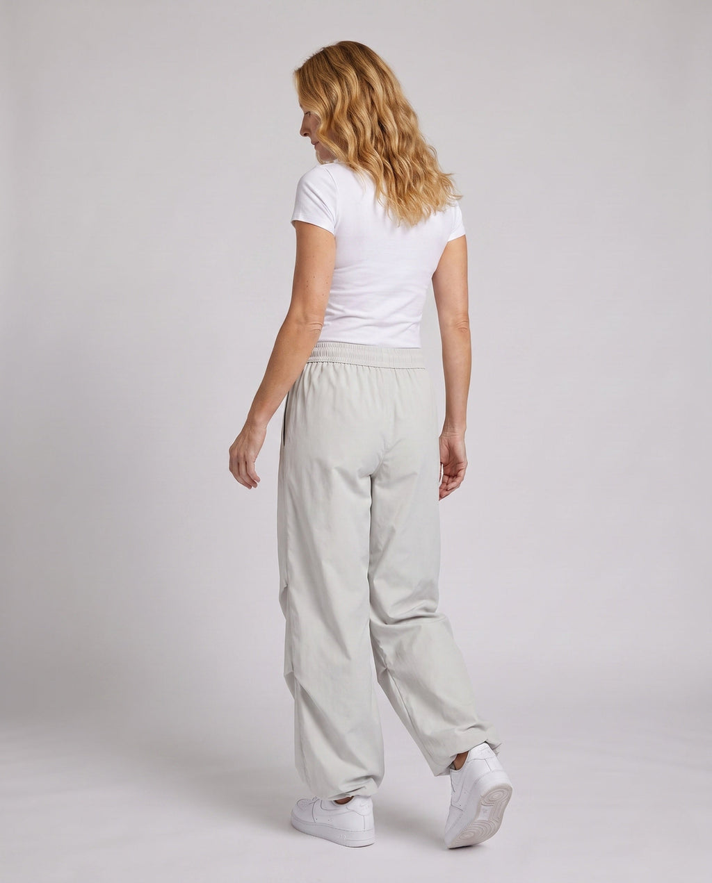 Women's Trendy Cargo Pants - back view