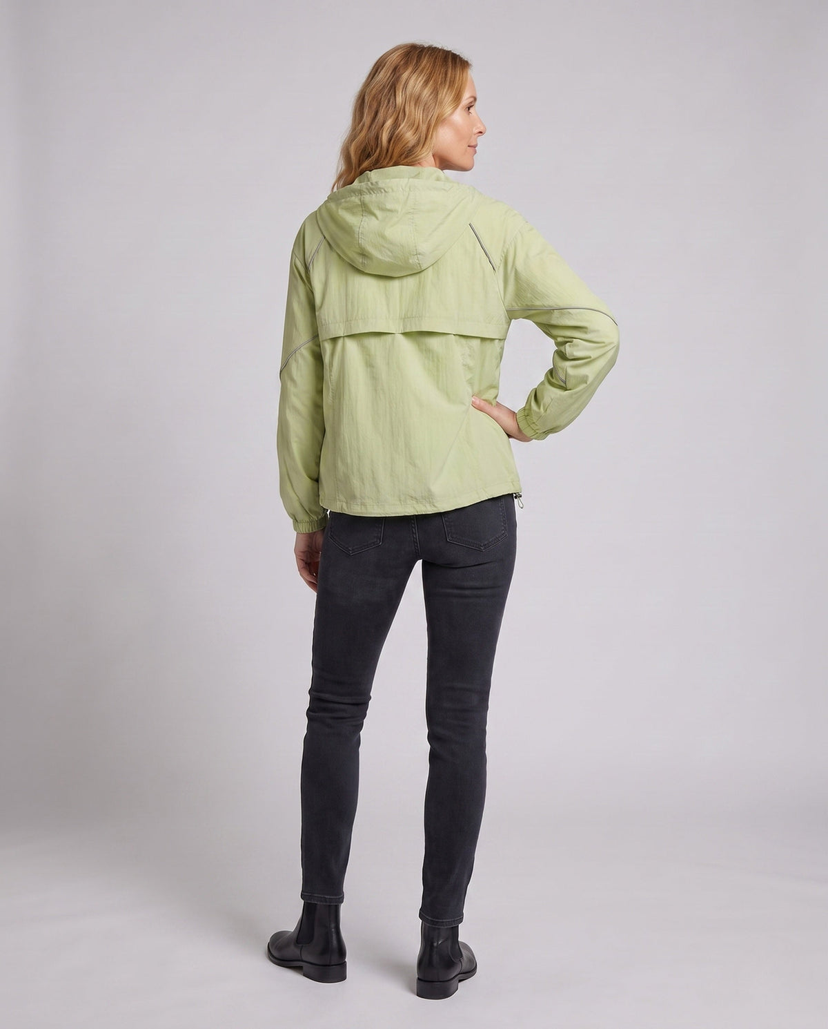 Women's ultralight breathable jacket with hood All Fashion - back view
