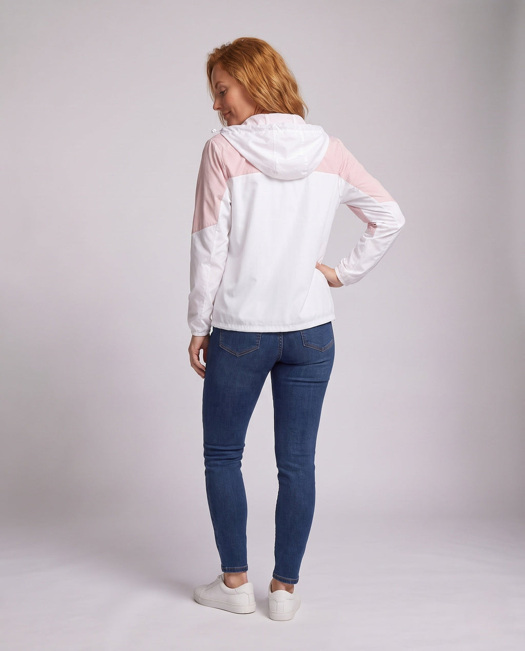 Women's ultra-light UV protection jacket with hood All Fashion - back view