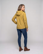 Women waterproof lightweight jacket with functional zipper pockets All Fashion - back view