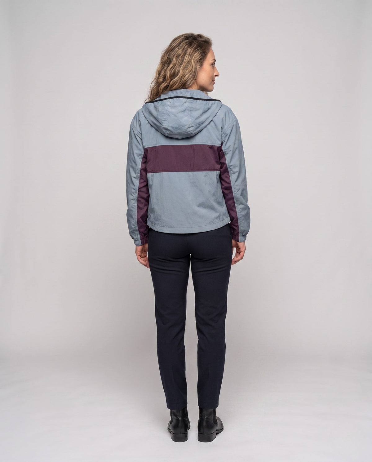 Women's windproof leisure jacket with reflectors All Fashion - back view