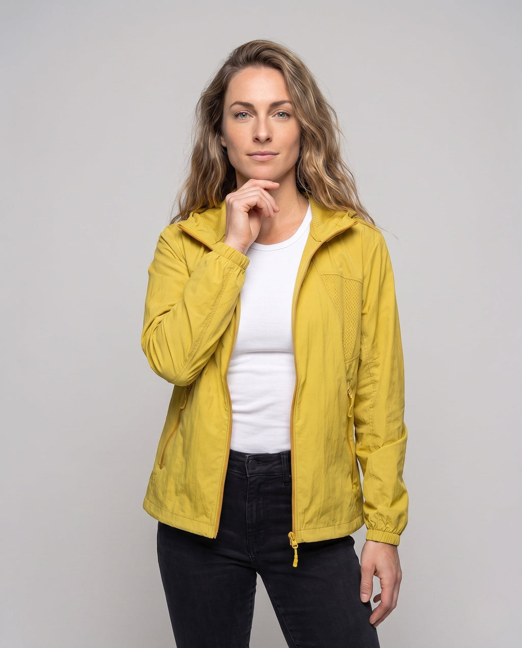 Women's windproof functional jacket with UV protection All Fashion - upper body view