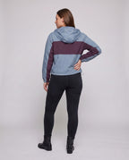 Women's Short Multifunctional Outdoor Jacket with Hood All Fashion - back view