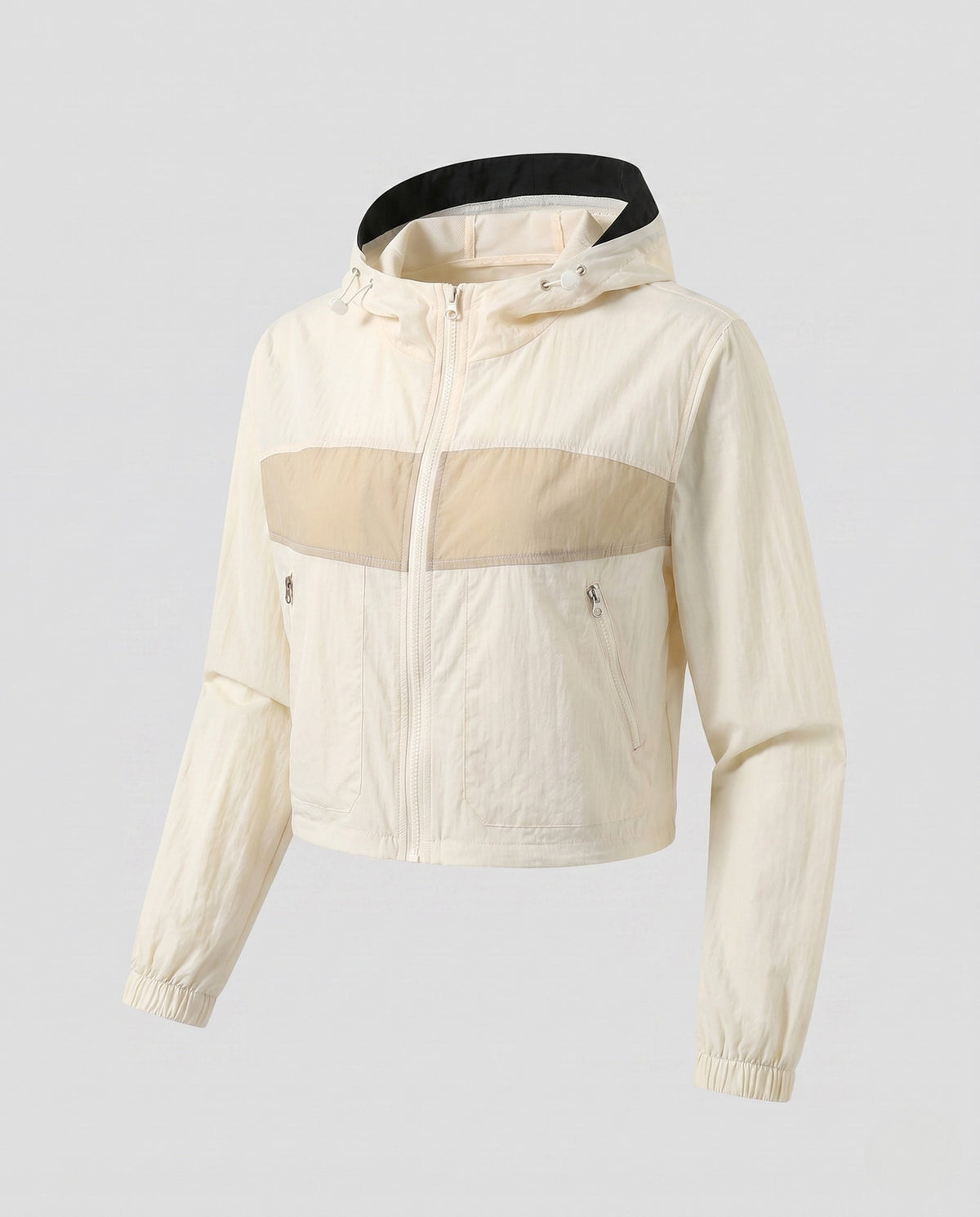Women's Short Multifunctional Outdoor Jacket with Hood All Fashion - product shot