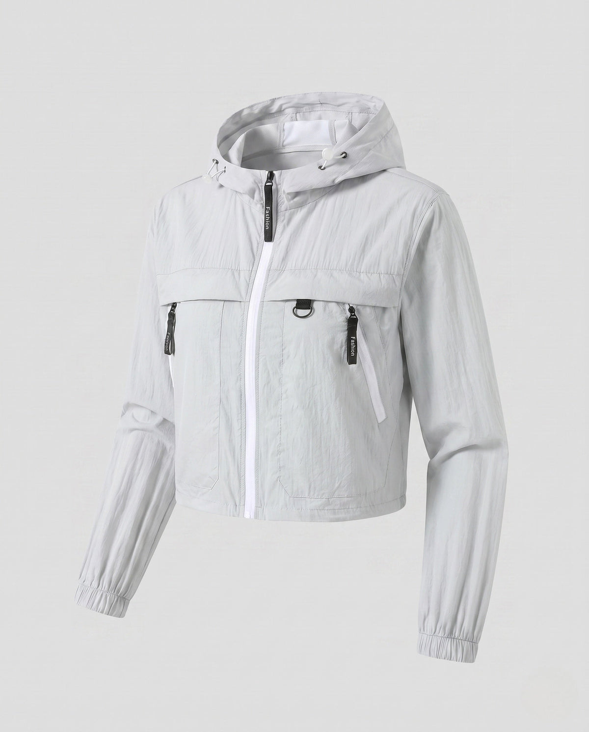 Women's Short Multifunctional Outdoor Jacket with Hood All Fashion - product shot