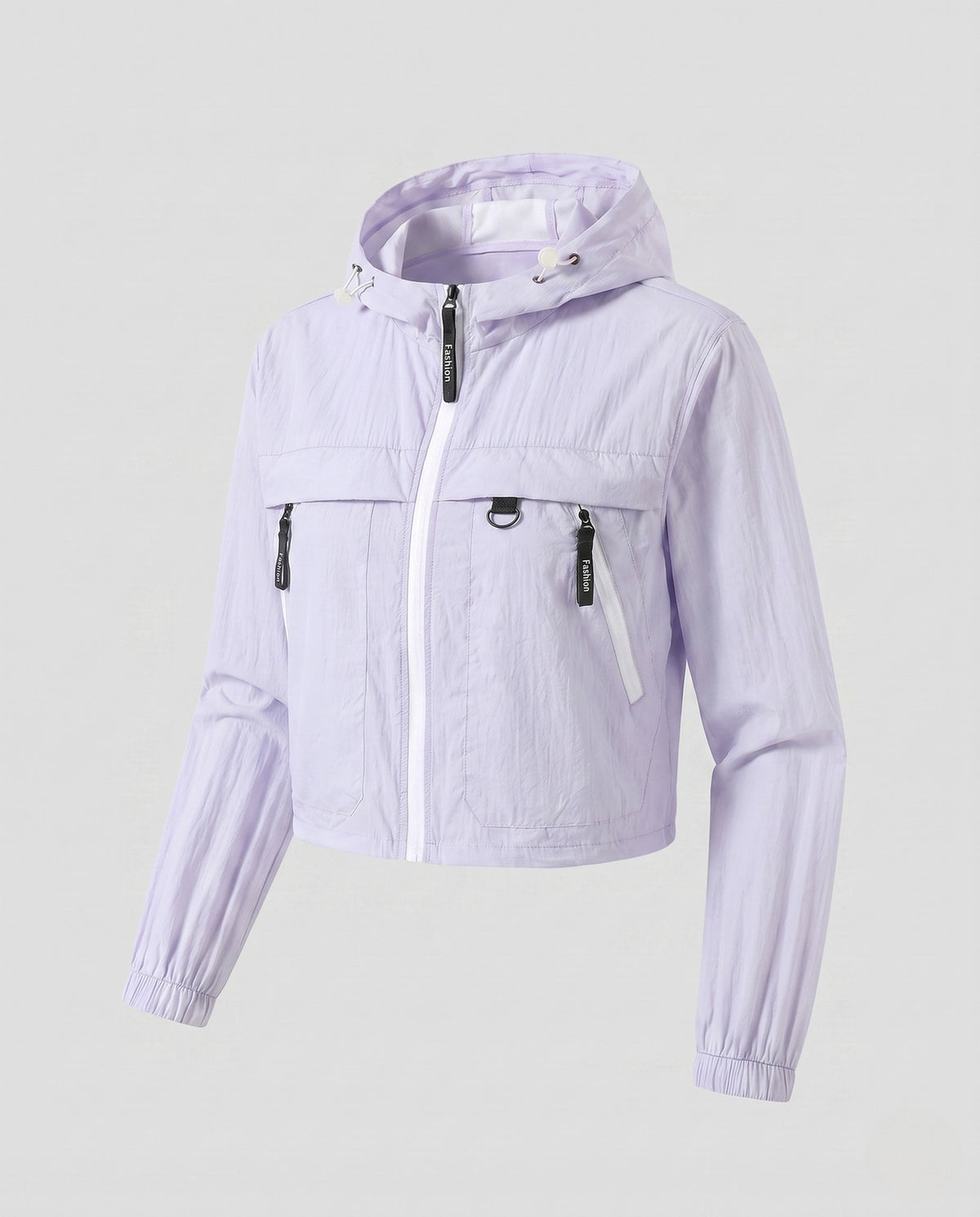 Women's Short Multifunctional Outdoor Jacket with Hood All Fashion - product shot