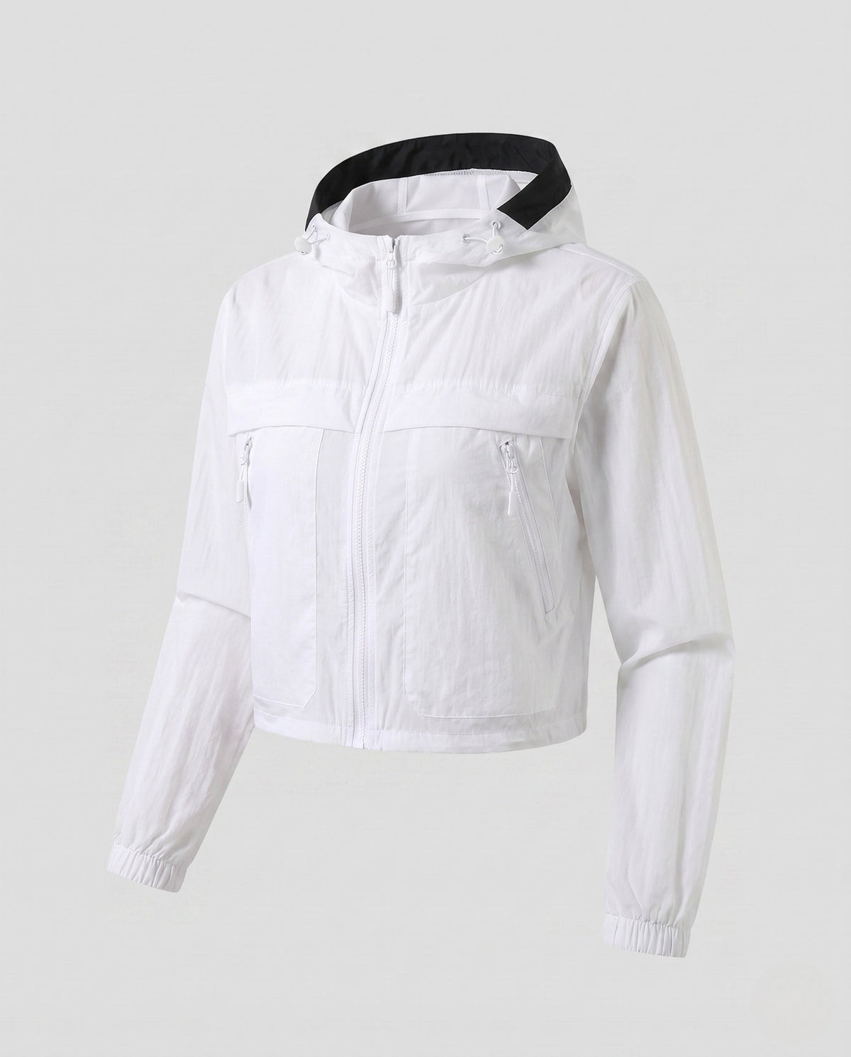 Women's Short Multifunctional Outdoor Jacket with Hood All Fashion - product shot