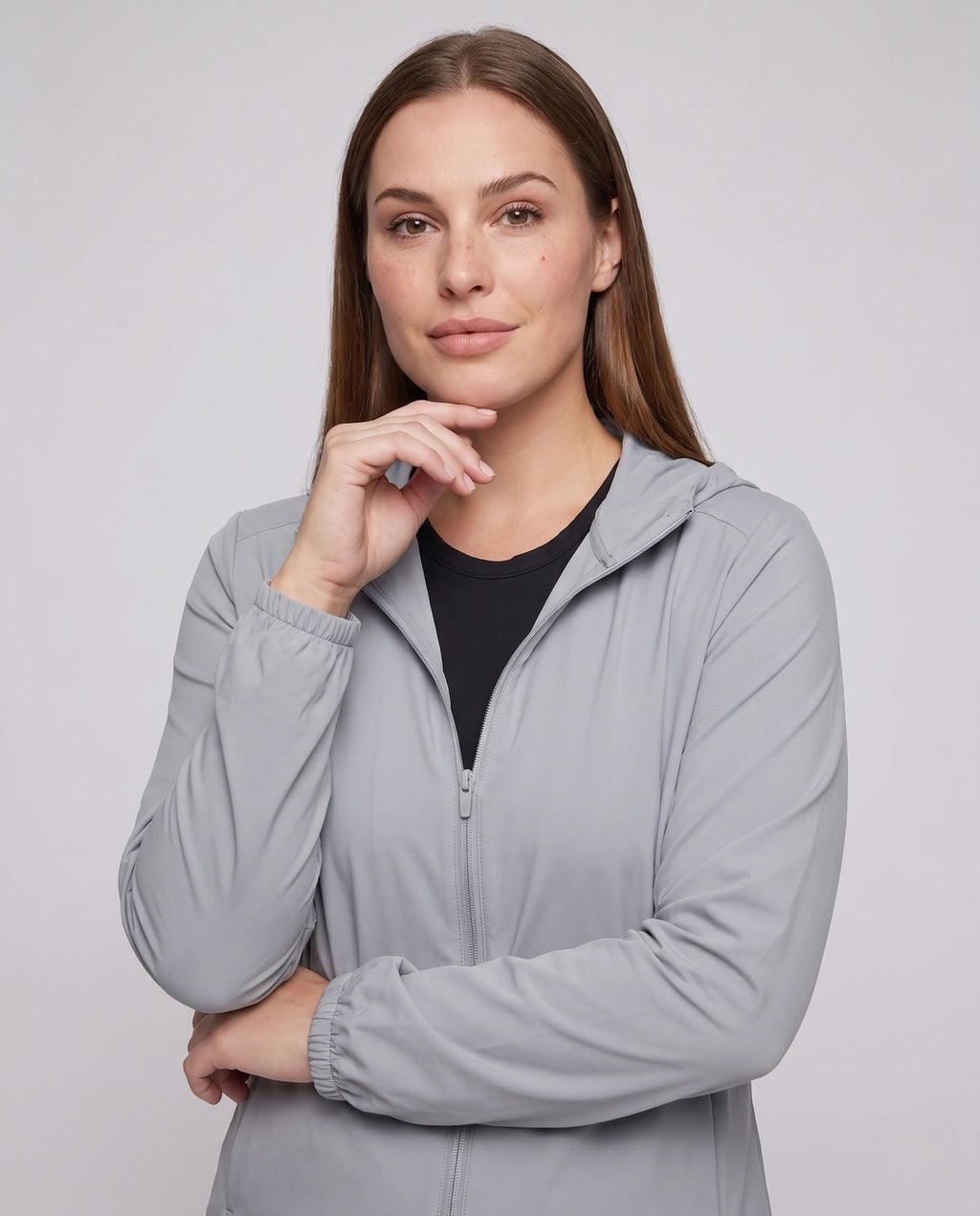 Women's Lightweight Functional Jacket with Breathable Properties All Fashion - upper body view