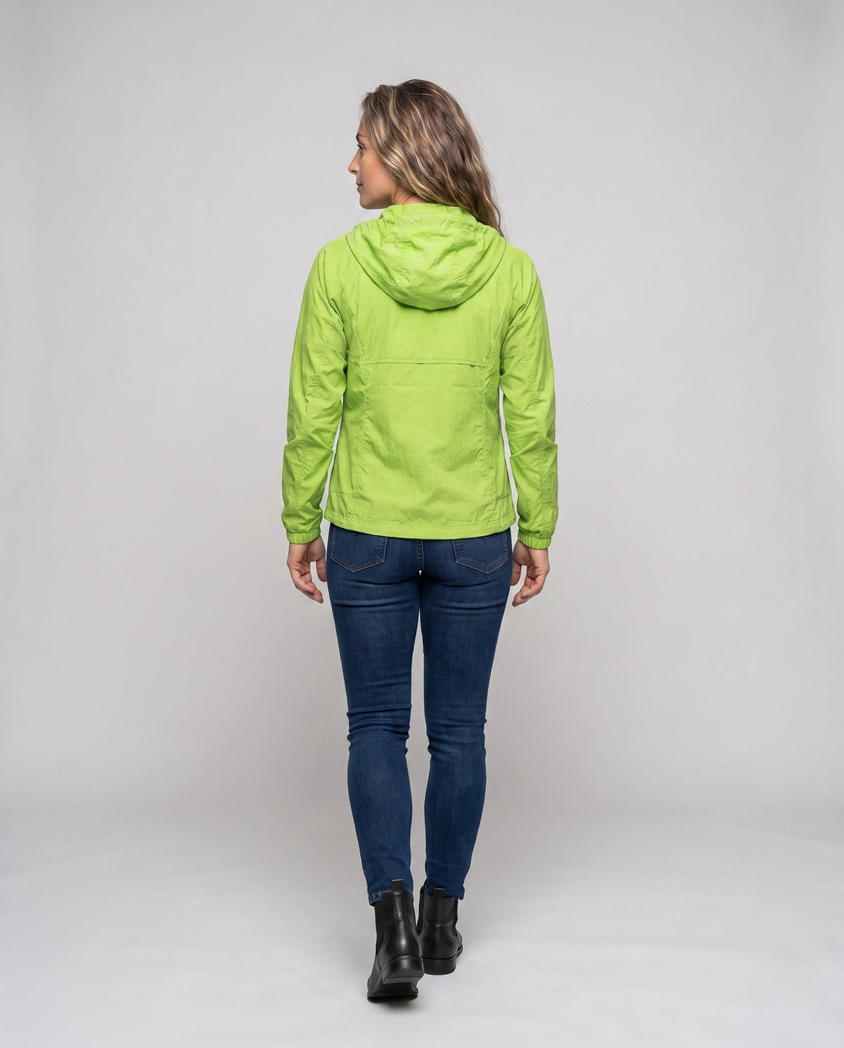 Women's Lightweight Rain Jacket with Breathable Features All Fashion - back view