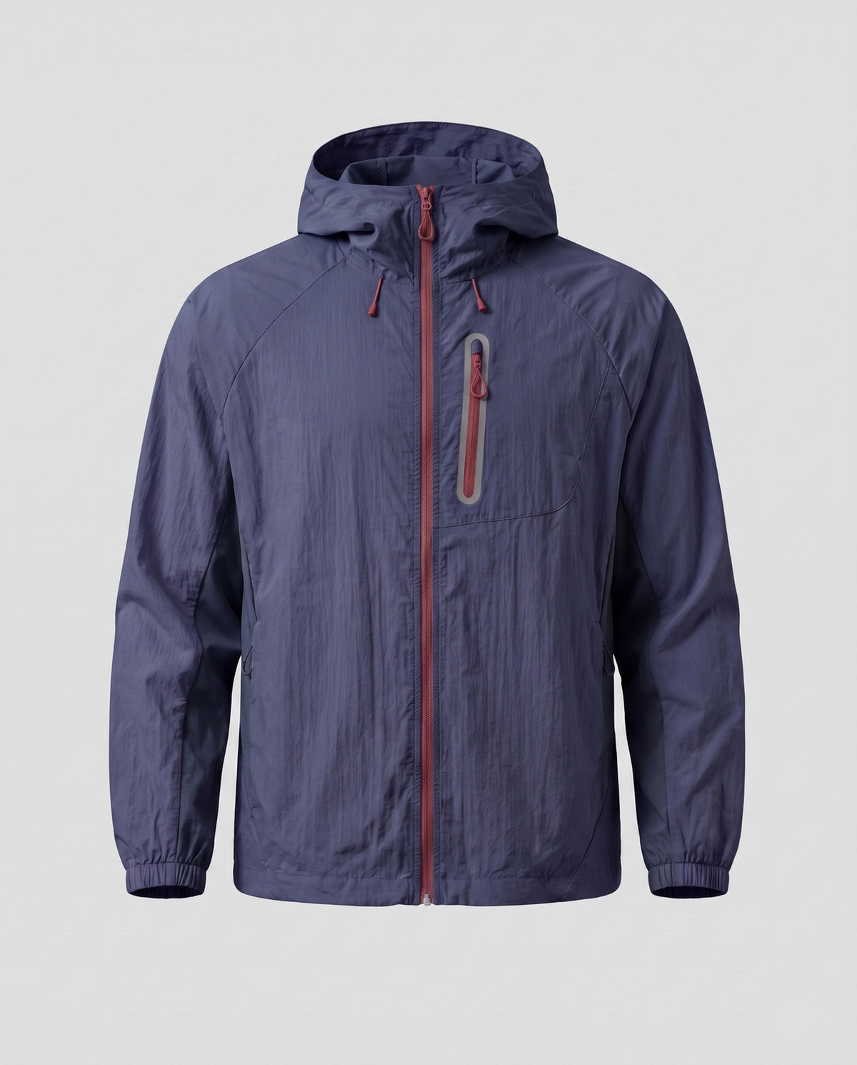Women's Lightweight Sports Jacket with Adjustable Hood Area and Reflective Inserts All Fashion - product shot