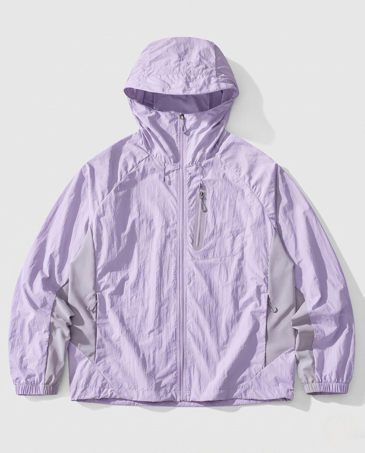 Women's Lightweight Sports Jacket with Adjustable Hood Area and Reflective Inserts All Fashion - product shot
