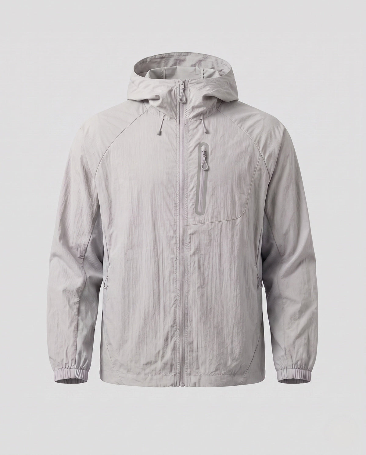 Women's Lightweight Sports Jacket with Adjustable Hood Area and Reflective Inserts All Fashion - product shot