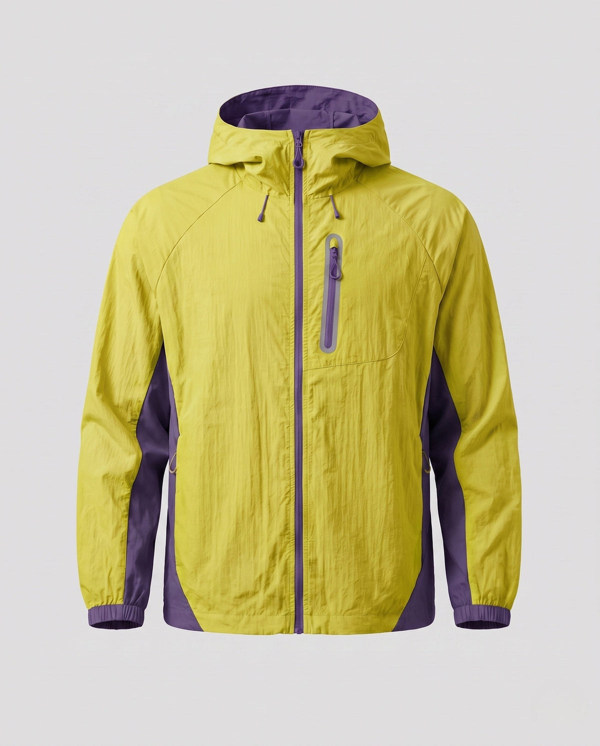 Women's Lightweight Sports Jacket with Adjustable Hood Area and Reflective Inserts All Fashion - product shot