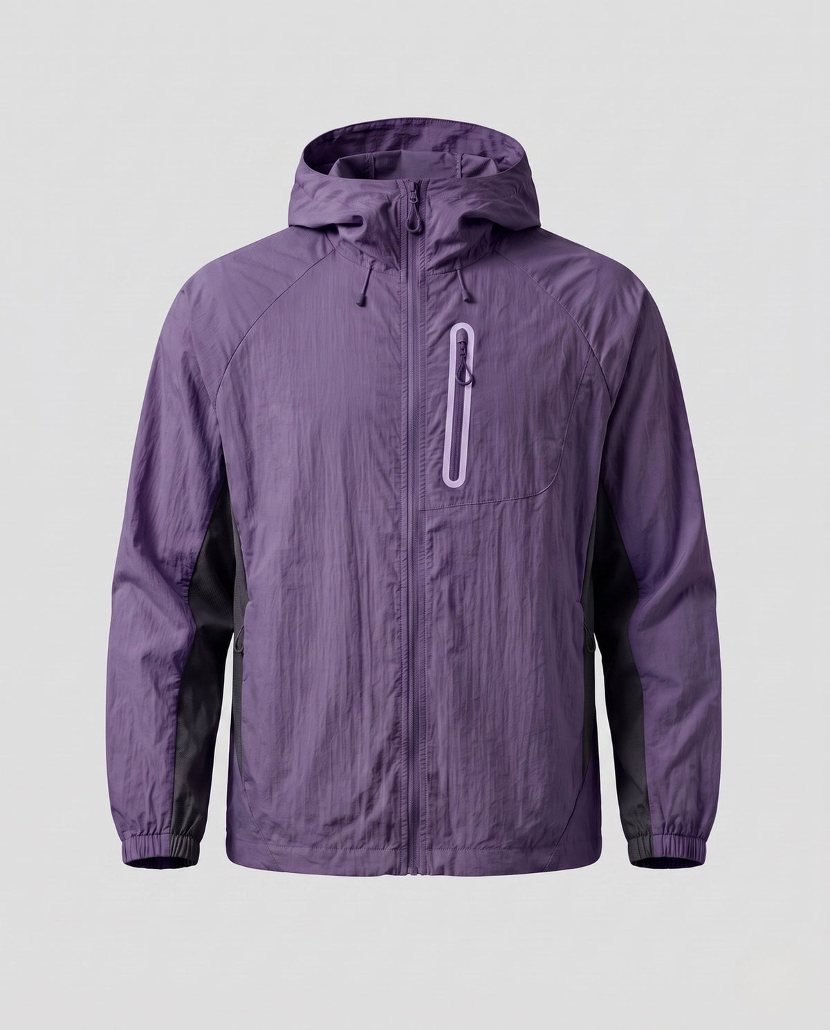 Women's Lightweight Sports Jacket with Adjustable Hood Area and Reflective Inserts All Fashion - product shot