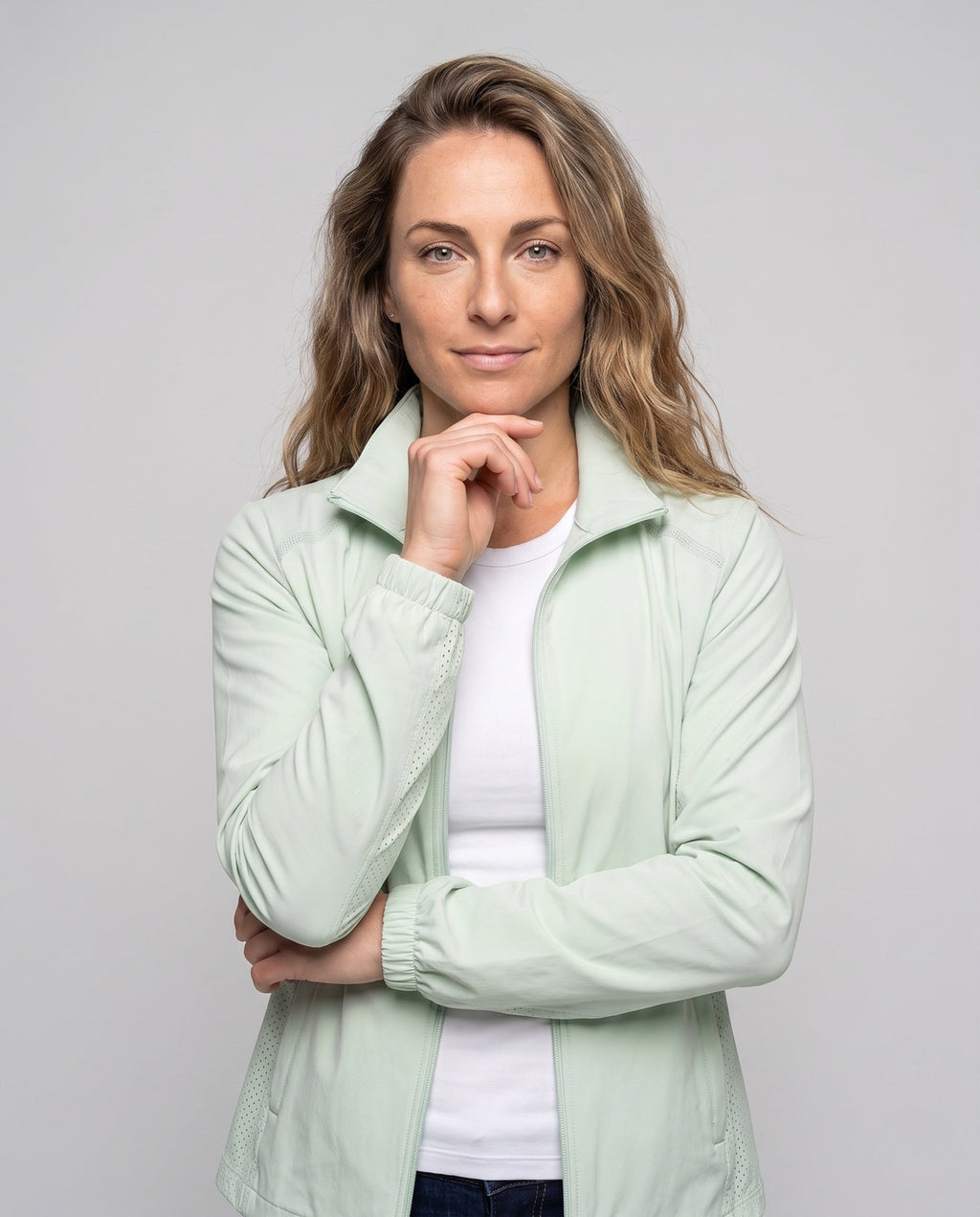 Women's Lightweight Transition Jacket with Optimal Weather Protection All Fashion - upper body view