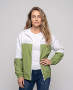 Women Lightweight Transition Jacket with Adjustable Hood and Breathable Features All Fashion - upper body view