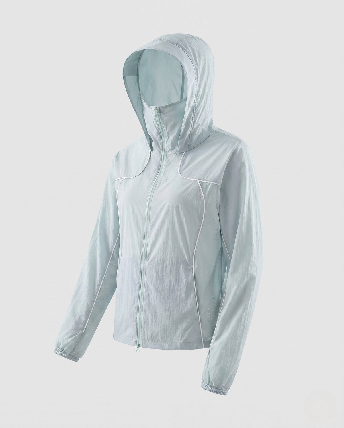 Women lightweight windbreaker jacket with breathable material and adjustable hood All Fashion - product shot