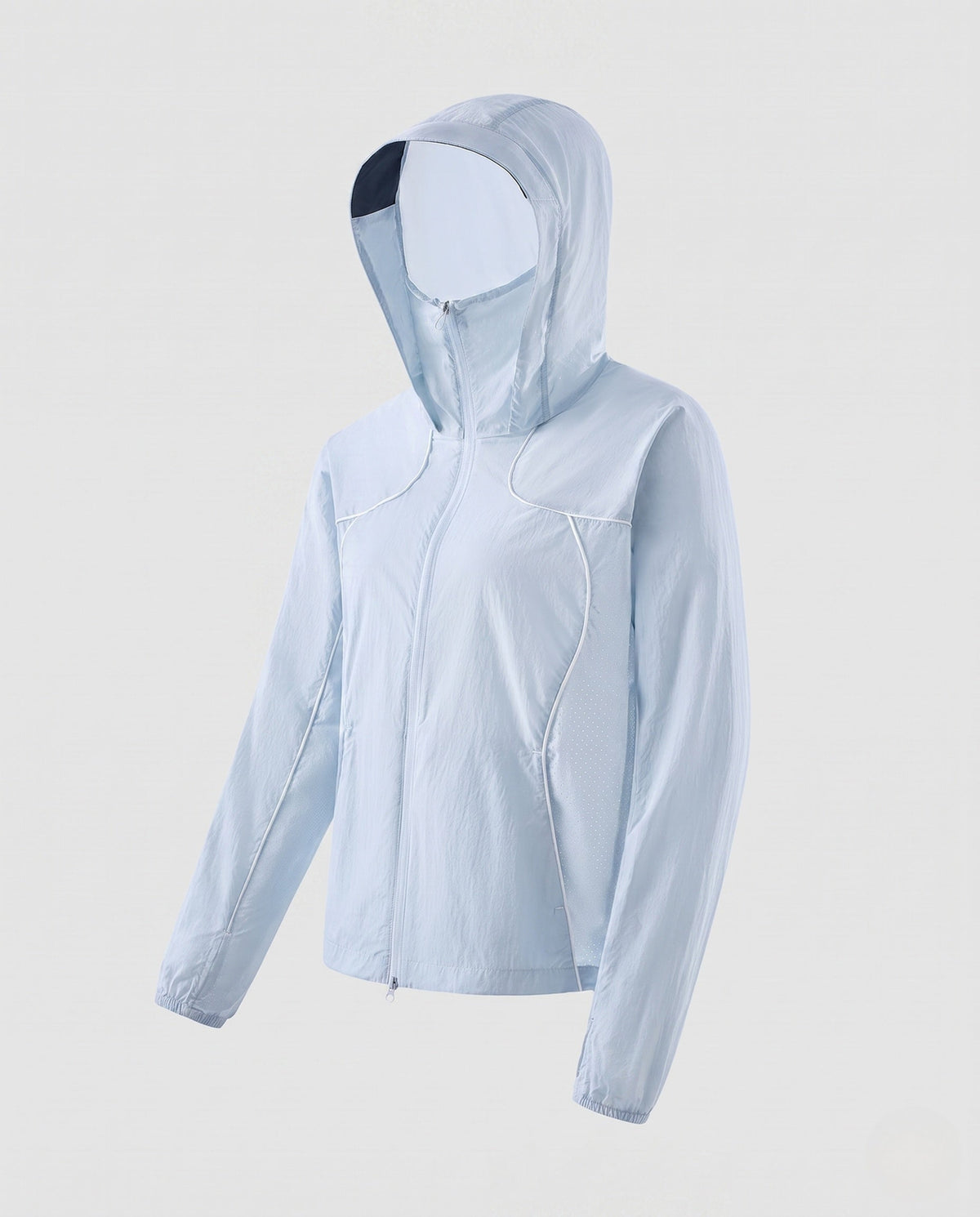 Women lightweight windbreaker jacket with breathable material and adjustable hood All Fashion - product shot
