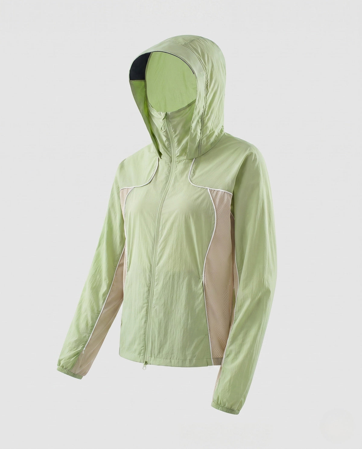 Women lightweight windbreaker jacket with breathable material and adjustable hood All Fashion - product shot
