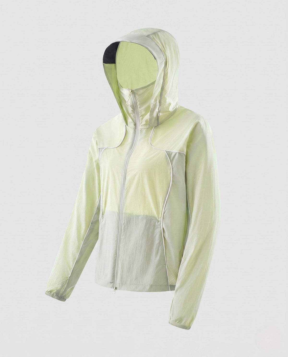 Women lightweight windbreaker jacket with breathable material and adjustable hood All Fashion - product shot