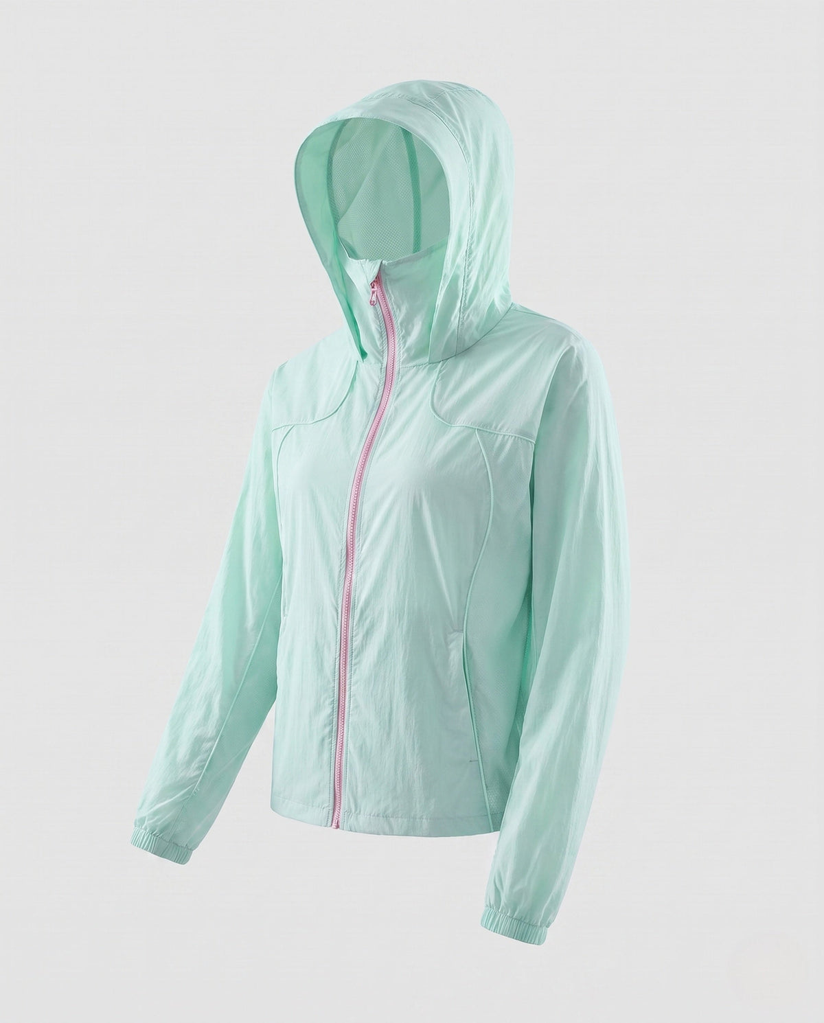 Women lightweight windbreaker jacket with breathable material and adjustable hood All Fashion - product shot