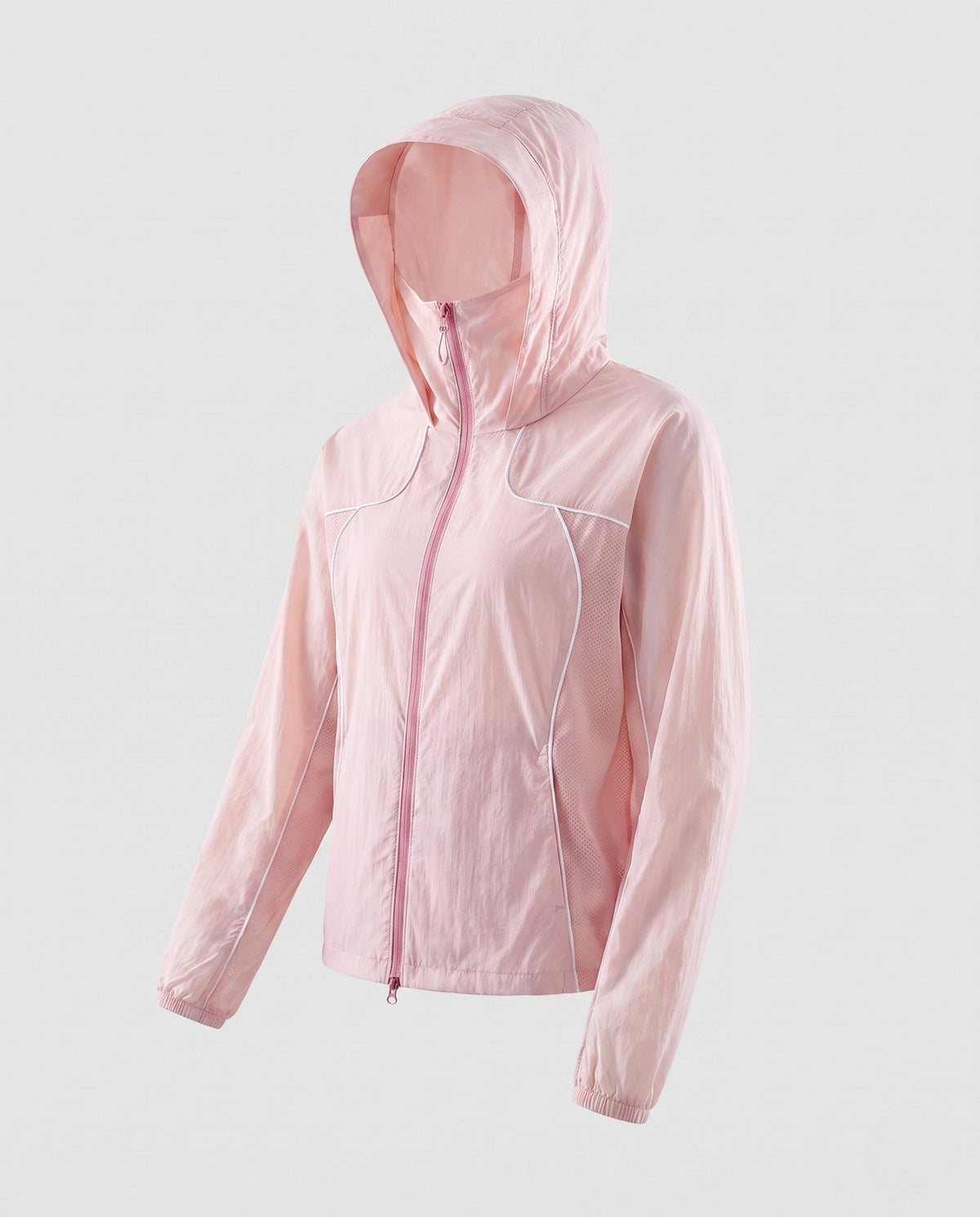 Women lightweight windbreaker jacket with breathable material and adjustable hood All Fashion - product shot