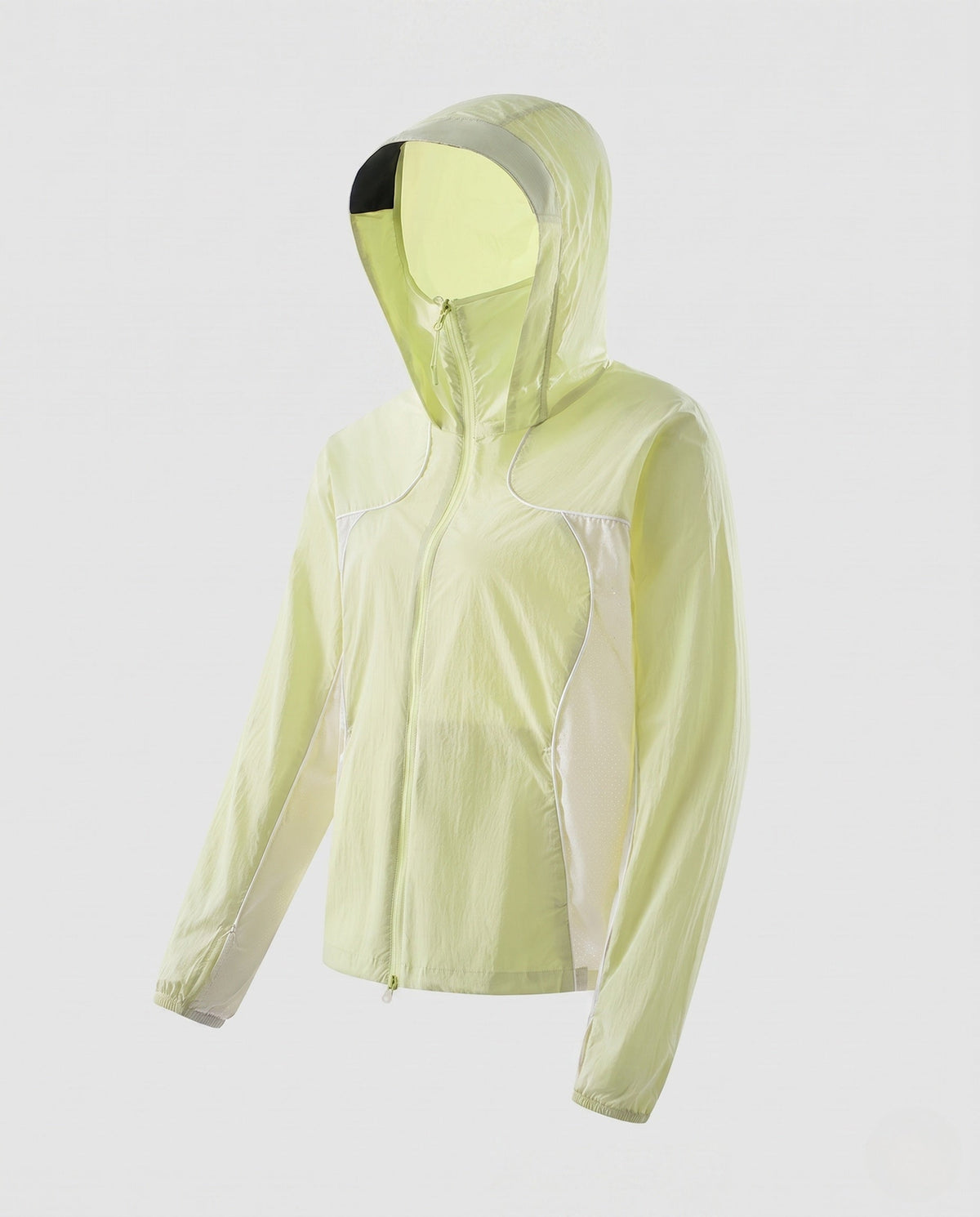 Women lightweight windbreaker jacket with breathable material and adjustable hood All Fashion - product shot