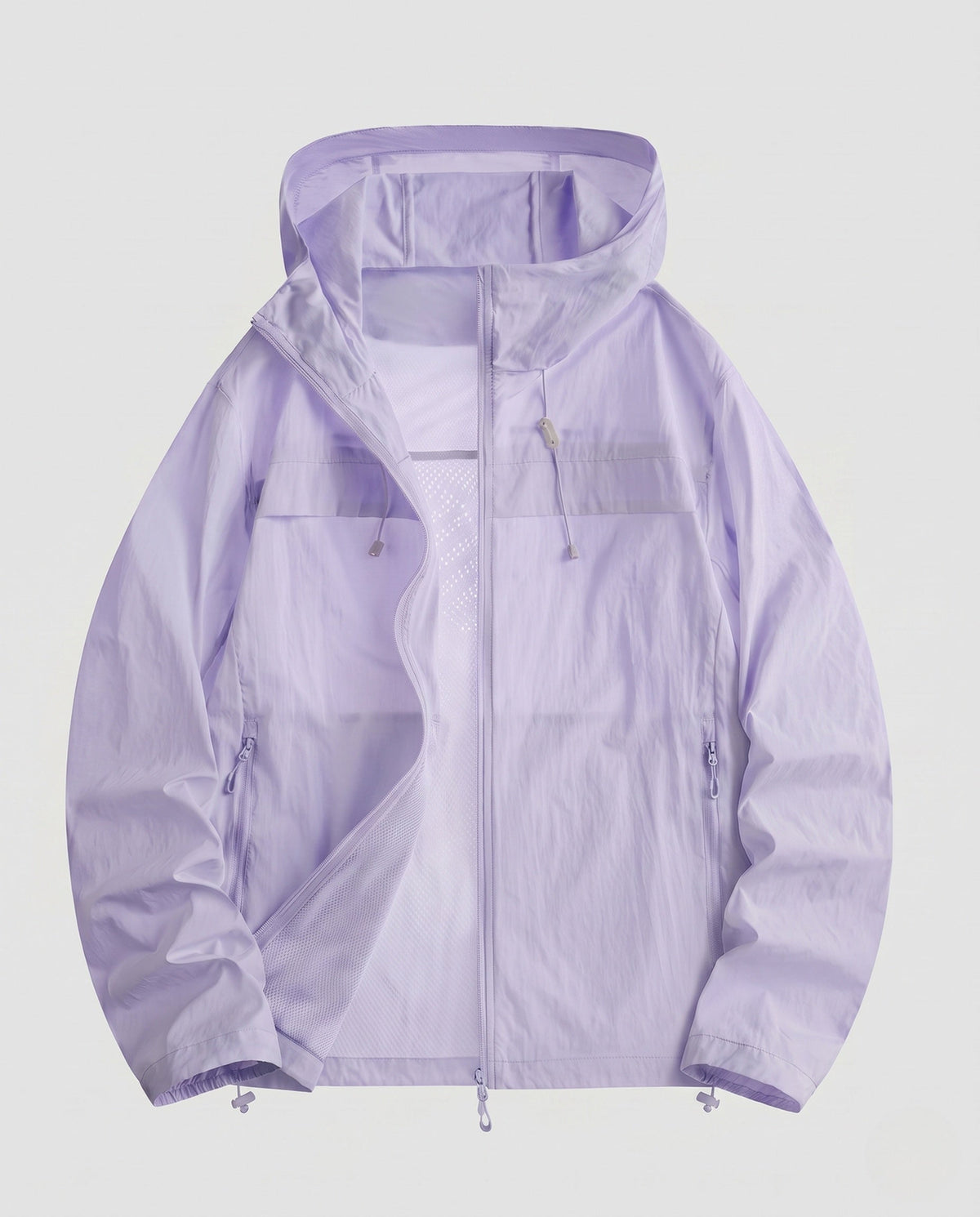Women’s lightweight, windproof sports jacket with adjustable hood All Fashion - product shot