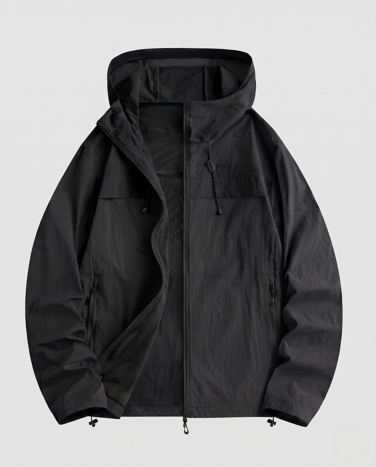 Women’s lightweight, windproof sports jacket with adjustable hood All Fashion - product shot