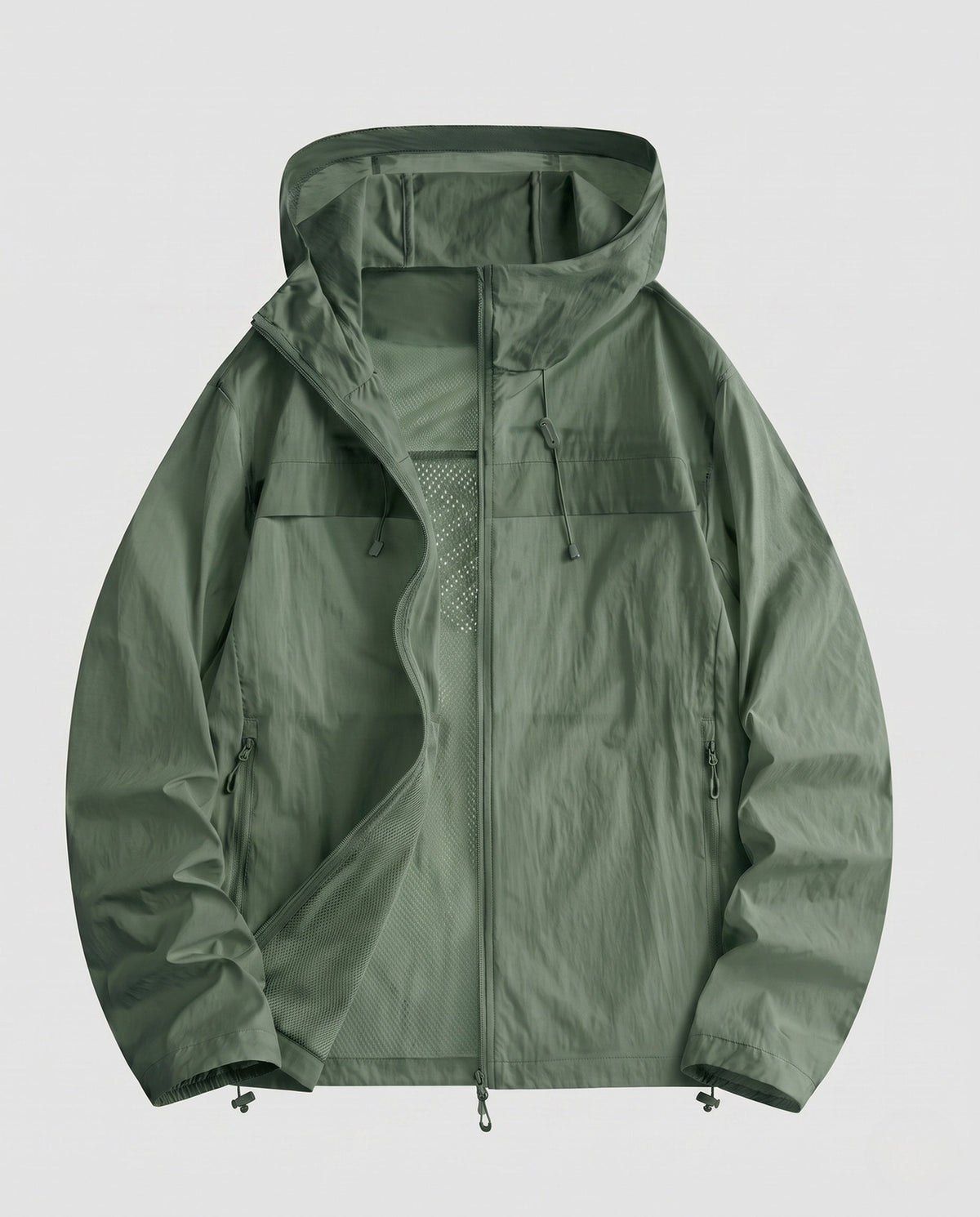 Women’s lightweight, windproof sports jacket with adjustable hood All Fashion - product shot