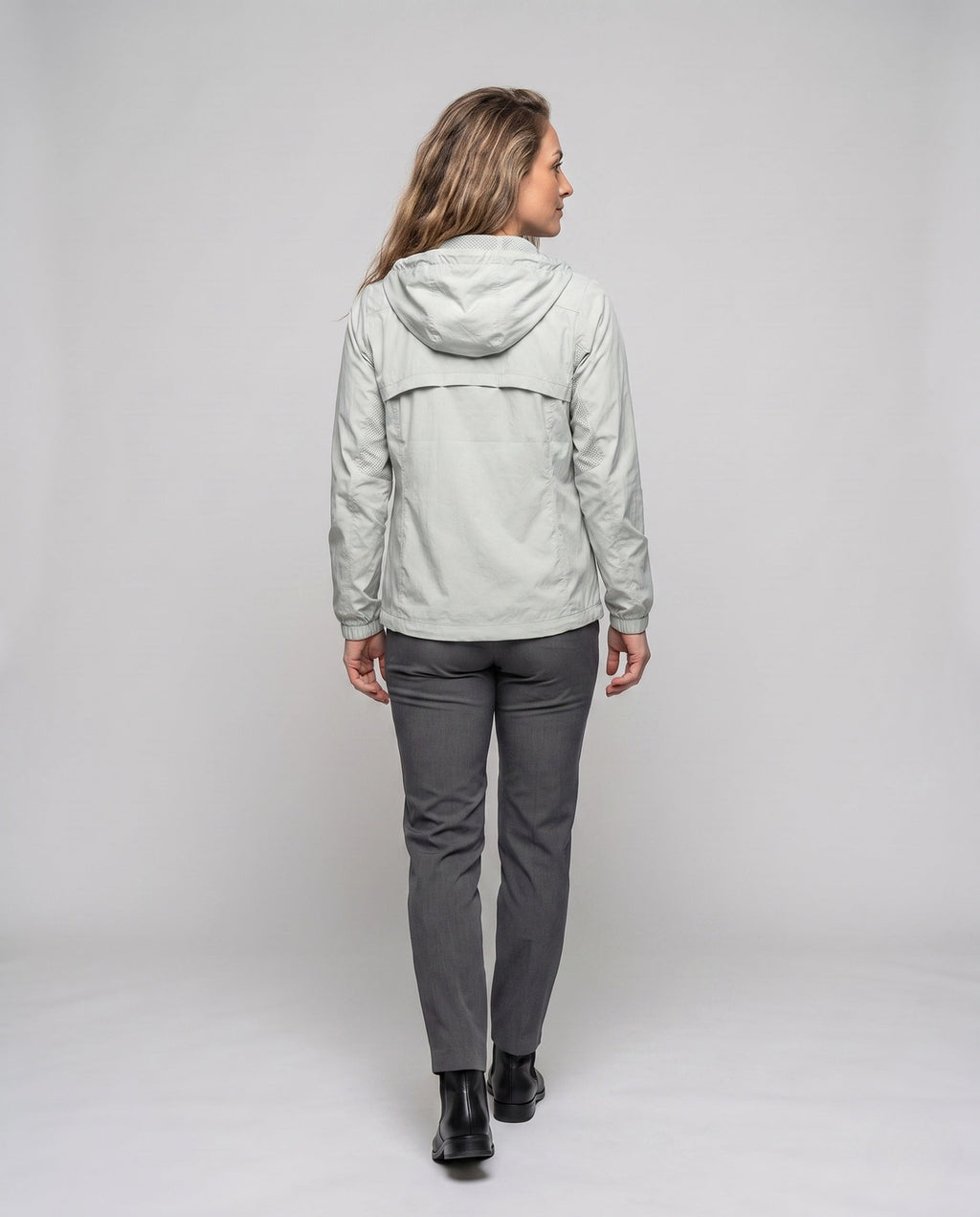 Women's lightweight windproof transitional jacket All Fashion - back view