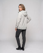 Women's Lightweight Wind Jacket with Practical Pockets and Adjustable Hood All Fashion - back view