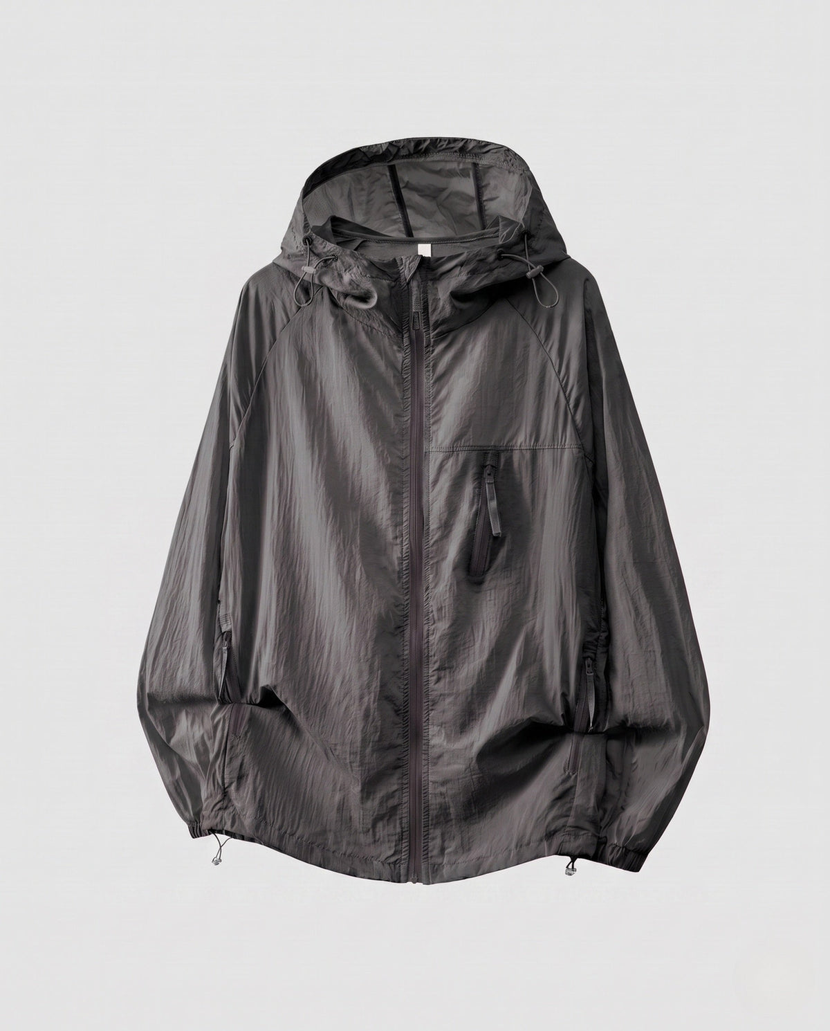 Women's Lightweight Wind Jacket with Practical Pockets and Adjustable Hood All Fashion - product shot